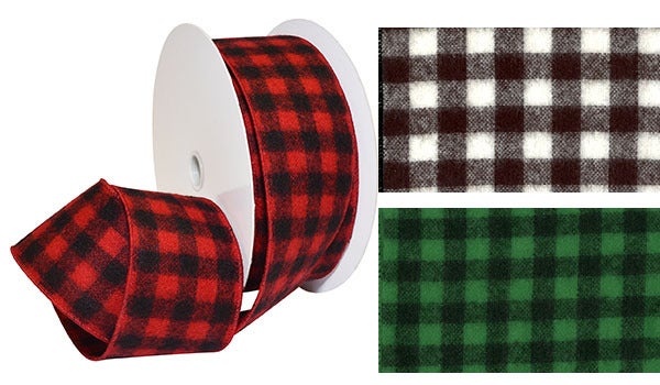 JAM Paper 2.5 Wired Afternoon Tonal Plaid Ribbon